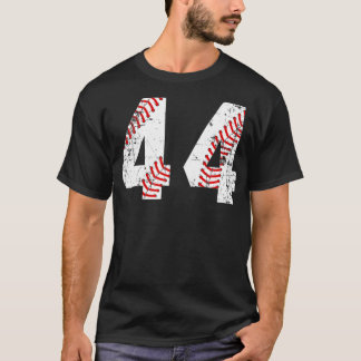  Baseball 44 Jersey Number T-shirt