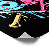 Baseball 67 Ice Cream Drip Funny Six Seven Meme Bo Poster (Hoek)