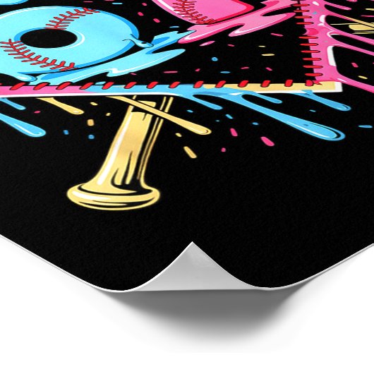 Baseball 67 Ice Cream Drip Funny Six Seven Meme Bo Poster (Hoek)