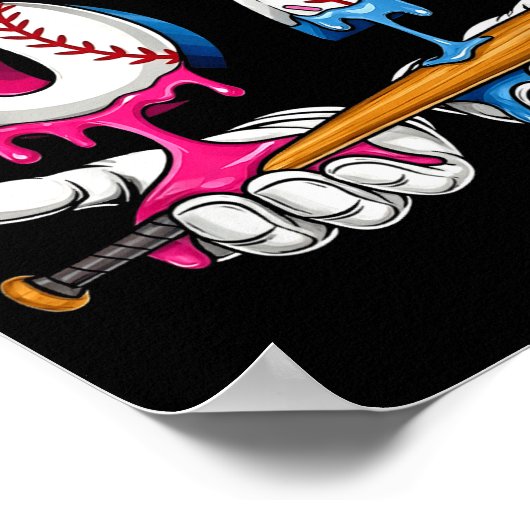 Baseball 67 Ice Cream Drip Six Seven Boys Funny Me Poster (Hoek)