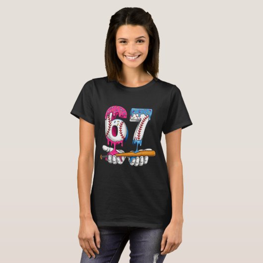 Baseball 67 Ice Cream Drip Six Seven Boys Funny Me T-shirt (Voorkant volledig)