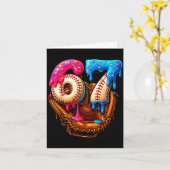 Baseball 67 Six Seven Funny 6 7 Meme Gen Alpha Mem Kaart (Gele Bloem)