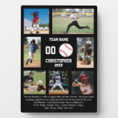 Baseball 7 photo collage team name fotoplaat (voorkant)