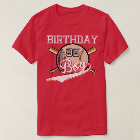 Baseball 95th Birthday Party 95 Years Old Baseball T-shirt (Design voorkant)