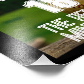 Baseball 9 Fotocollage Gepersonaliseerd Poster (Hoek)