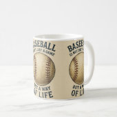 Baseball, a way of life! koffiemok (Voorkant rechts)