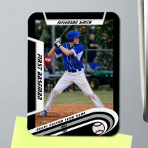 Baseball Aandenken Levendig Zilver Zwart Aangepast