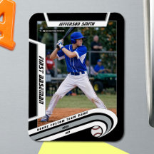 Baseball Aandenken Levendig Zilver Zwart Aangepast