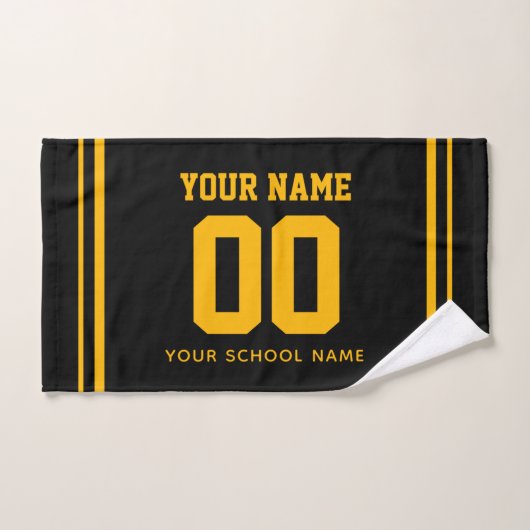 Baseball Aangepaste naam & rugnummer, teamcadeau Handdoek (Handdoek)