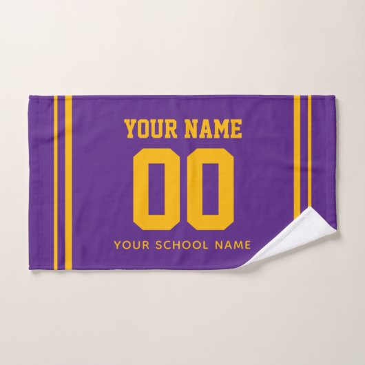 Baseball Aangepaste naam & rugnummer, Teamcadeau Handdoek (Handdoek)