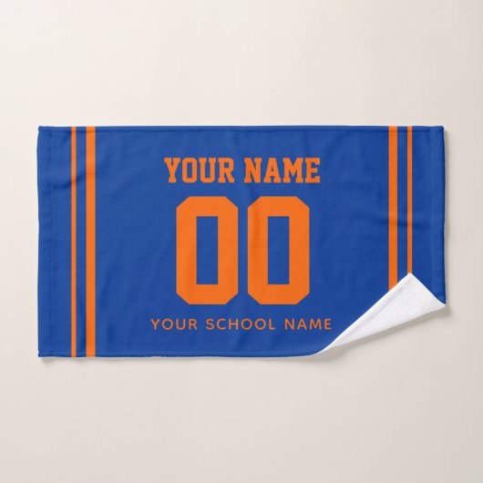 Baseball Aangepaste naam & rugnummer, teamcadeau Handdoek (Handdoek)