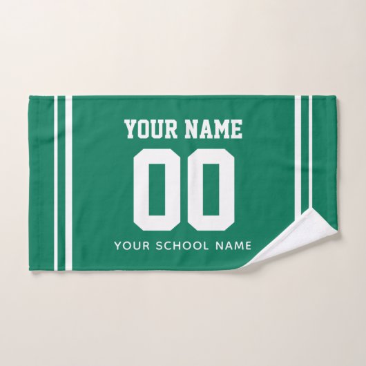Baseball Aangepaste naam & rugnummer, teamcadeau Handdoek (Handdoek)