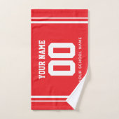 Baseball Aangepaste naam & rugnummer, teamcadeau Handdoek (Handdoek)