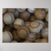 Baseball (aanpassen) poster (Voorkant)