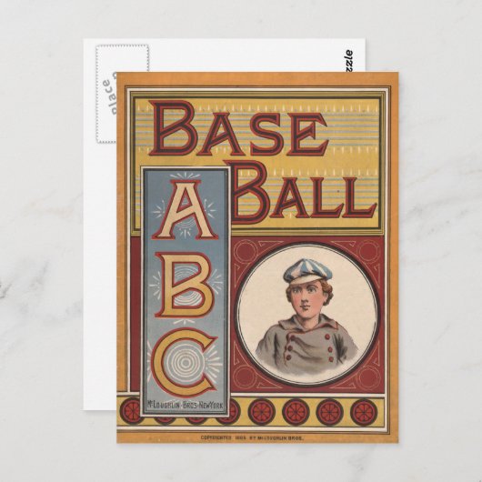 Baseball ABC's Briefkaart (Voorkant / Achterkant)