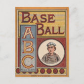Baseball ABC's Briefkaart (Voorkant)