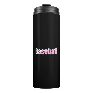 Baseball Abstract Swish - Meisjesachtige Woord Kun Thermosbeker