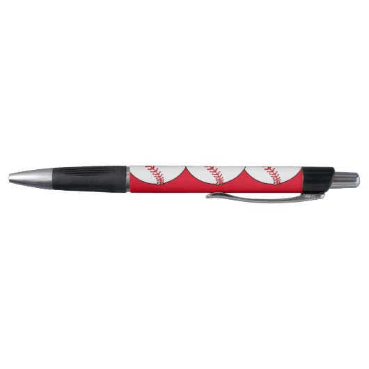 Baseball Abstracte Rubber Grip Pen (Bodem)