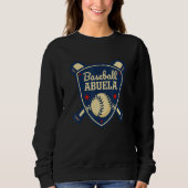 Baseball Abuela Matching Family Baseball Player Trui (Voorkant)