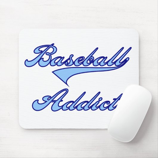 Baseball Addict Blue Muismat (Met muis)