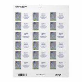 Baseball-adres Etiket (Full Sheet)