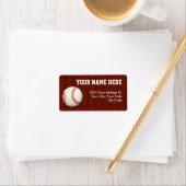 Baseball-Adresetiketten Etiket (Insitu)