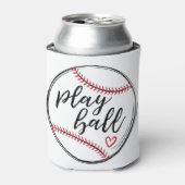 Baseball afspelen, persoonlijke naamnummers - GLS Blikjeskoeler (Blikje Voorkant)