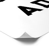 Baseball Afstuderen Poster (Hoek)