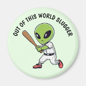 Baseball Alien Magneet (Voorkant)