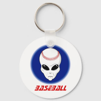 Baseball Alien Sleutelhanger
