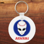 Baseball Alien Sleutelhanger (Voorkant)