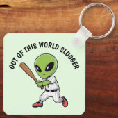 Baseball Alien Sleutelhanger (Achterkant)