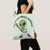 Baseball Alien Tote Bag (Dichtbij)