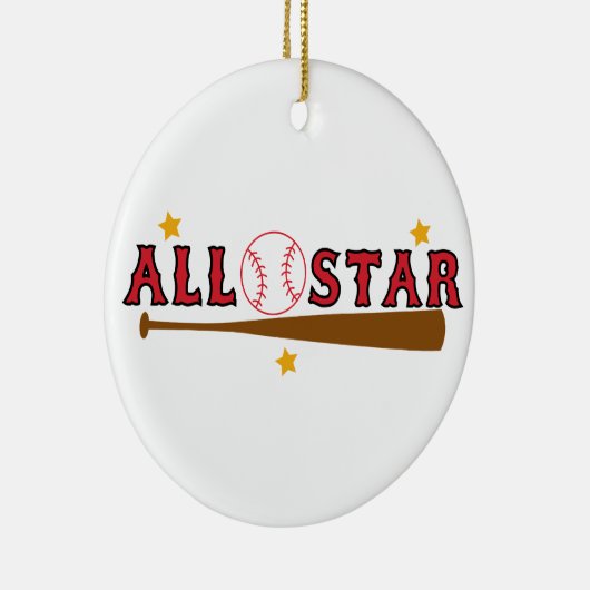 Baseball All Star Keramisch Ornament (Rechts)