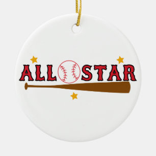 Baseball All Star Keramisch Ornament