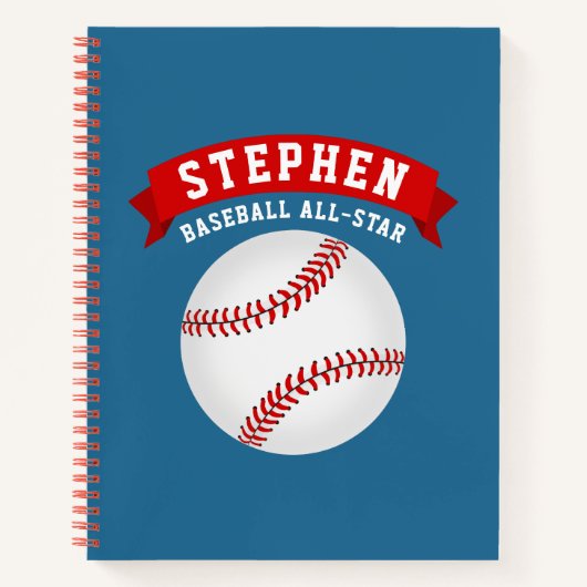 Baseball All-Star Notitieboek (Voorkant)