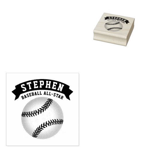 Baseball All-Star Rubberstempel (Gestempeld)