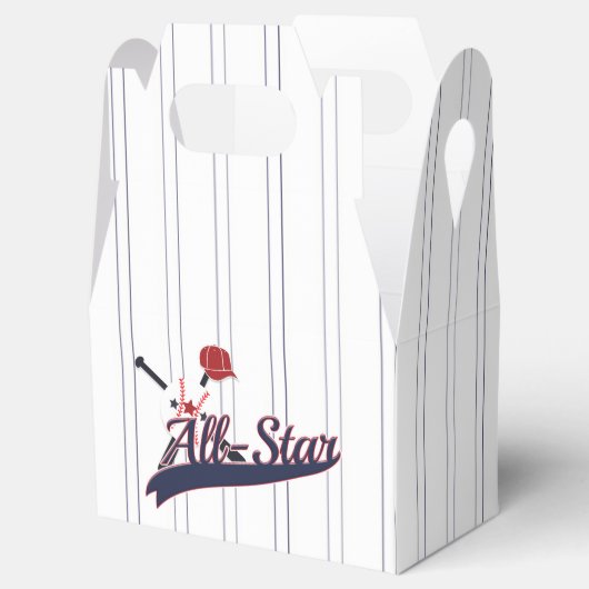 Baseball ALL-STAR-sport Aangepast, aangepast Bedankdoosjes (Geopend)