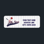 Baseball ALL-STAR Sports Invitation Labels<br><div class="desc">Baseball ALL-STAR Sportuitnodiginglabels. Overeenkomende objecten beschikbaar.</div>