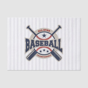 Baseball All Star Team Sport Birthday Tissuepapier