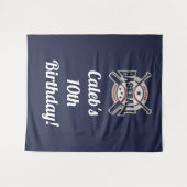 Baseball All Star Team Sport Verjaardagsfeest Bann Wandkleed (Voorkant (horizontaal))