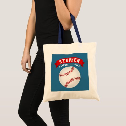 Baseball All-Star Tote Bag (Voorkant (product))