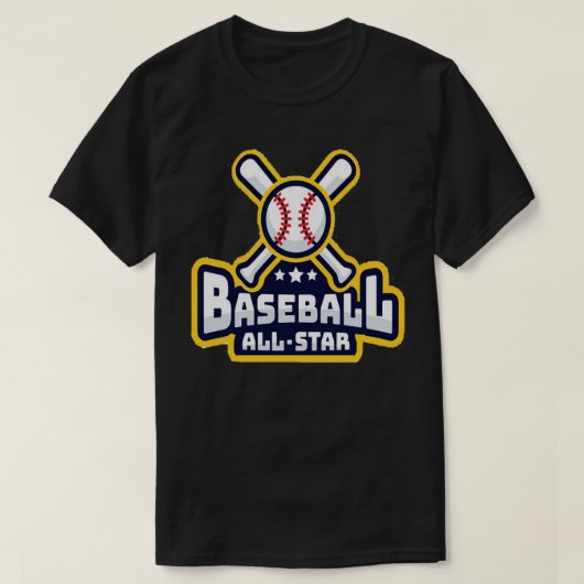 BaseBall AllStar T-shirt (Design voorkant)