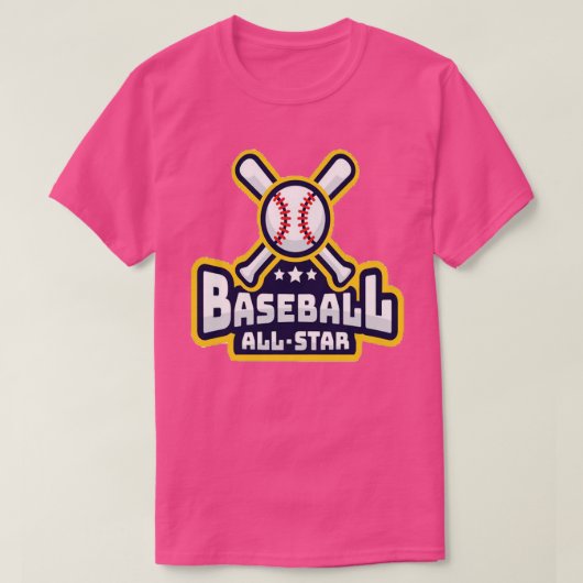 BaseBall AllStar T-shirt (Design voorkant)