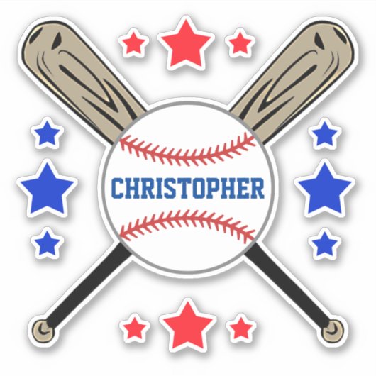 Baseball Allstar Vinyl Stickers (Voorkant)