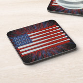 Baseball America (VS) Beverage Coaster Bier Onderzetter (Linkerzijde)
