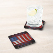 Baseball America (VS) Beverage Coaster Bier Onderzetter (Rechterzijde)