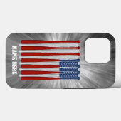 Baseball America (VS) Hoesje-Mate iPhone Case (Achterkant (horizontaal))