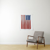 Baseball America (VS) Tapestry Wandkleed (In situ)