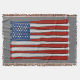 Baseball America (VS) Throw Blanket Deken